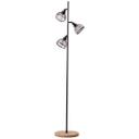Stehleuchte Annelie, braun, 153,5 x 38 cm, Holz Stehlampe