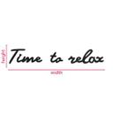 Decoración acrílica Tiempo para relajarse