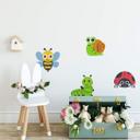 Muursticker Emoji Insecten