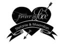 Wallsticker - Navn + forever in love