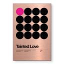Geborsteld Alu-Dibond met goud-, zilver- & kopereffect - Tainted Love Retro Pop-Art - Sub88 Studio