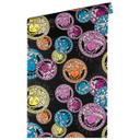 Versace tapet i farverigt og sort non-woven tapet medusa hoved luksus design tapet