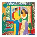 Póster de tela Lovers - Inspirado en Matisse - Zamart - Cuadrado