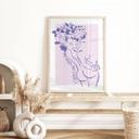 Plakat Kropspositivitet - Line Art Floral