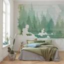 Vlies Fototapete - Star Wars Endor Speeders - 350 x 280 cm