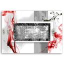 Canvasbillede, Abstrakt 3D rød