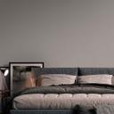 Papel pintado moderno gris liso no tejido con textura para salón, dormitorio