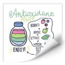 Zelfklevende Poster - Smoothie