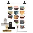 Frederiksson Plakat - Pretty Cups of Coffee