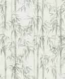 Papel pintado no tejido de hojas de bambú verde naturaleza floral 