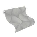 metallic tapet, non-woven tapet Sky Lounge sølvgrå 10,00x1,06 m