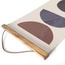 Póster de tela 1X Studio - Formas abstractas en tonos tierra - Panorama