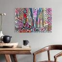 Tableau sur verre Zamart - New York - Style Rizzi