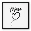 Póster Mamá Corazón - Cuadrado