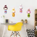 Wallsticker - Michel Agullo - Kokeshifigurer, sæt 01