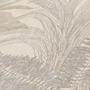 Designerfleecetapet med fine blade i beige-creme - stilfuldt tapet