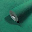Papel pintado no tejido con textura verde de aspecto escayolado moderno