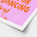 Póster Diciendo Esta cocina es para bailar - Ohkimiko