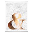 Póster con aspecto de cobre - Ampersand