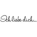 Wallsticker - Ich liebe dich 02