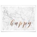 Plakat - Kobberoptik - Happy