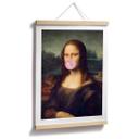 Plakat Taudalpoi - Mona Lisa med tyggegummi