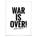 Plakat - War is over