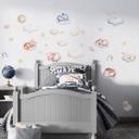 Wallsticker-sæt til børneværelset - Dyr i skyerne (31 dele)