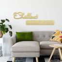 Letras de aluminio Dibond - Efecto dorado - Chillout Lounge