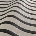 Greige negro mate - Papel pintado de tejido-no-tejido a rayas con un moderno aspecto de panel de madera skandi
