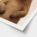 Poster Capybara cool avec lunettes de soleil