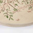 Cuadro de madera Sir Edward - Spring blossom magic - Redondo
