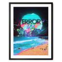 Plakat Error 404 på stranden - Nicebleed