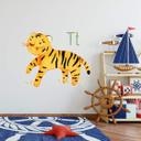 Sticker mural Loske - T comme Tigre