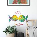 Sticker mural Hagenmeyer - Poissons amoureux