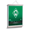 Póster Logotipo del Werder Bremen con tribuna