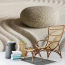 Fototapet Stone in Sand - 384x260 cm