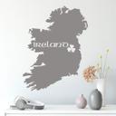 Irsk kort wallsticker