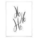 Plakat - Ho Ho Ho Handlettering