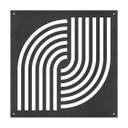 Separador de ambientes con Muestra de arco iris - MDF