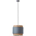 Pendelleuchte Till, beige, 140 x 35 cm, Textil Lampe