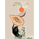 Papel pintado Arte - Arty Guava - Papaya Balance