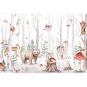 Vivero de papel pintado Bosque - animales del bosque en otoño - Kvilis