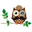 Sticker mural - Judas Hibou Sherlock 