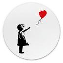 Tableau sur alu-Dibond Banksy - Fille au ballon rouge