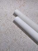 Ikke-vævet tapet struktureret almindelig moderne mat i beige, køkken