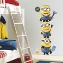 Muursticker Minions op stapel