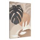 Lienzo Boho Monstera en colores naturales - Melloi Art Prints