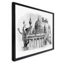 Poster Love your City - Berlin - schwarz-weiß