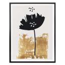 Plakat - Kubistika - Black Flower